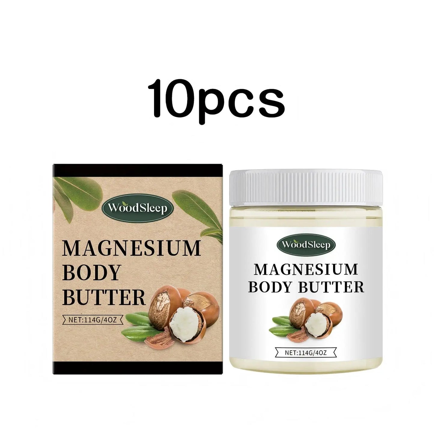 Woodsleep Magnesium Body Butter Cream For Soothed Hydrated Skin