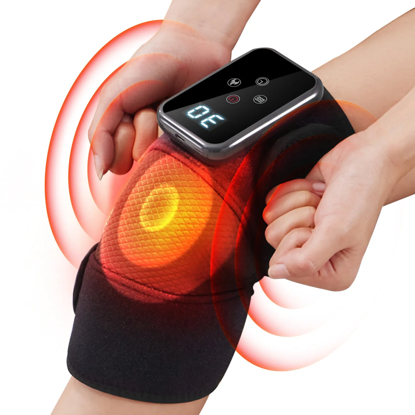 LEERCON Knee Massager With Heat And Vibration For Pain Relief