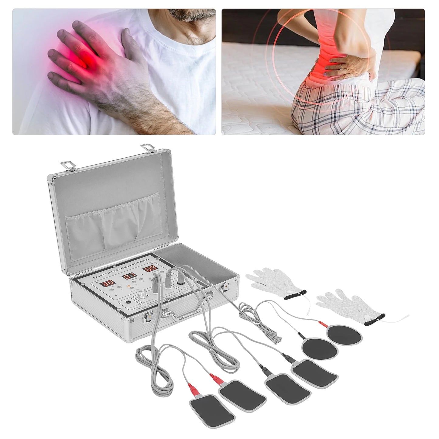 Bymaocar Bioelectric Massager Machine With Pulse Meridian Massage 10 Modes