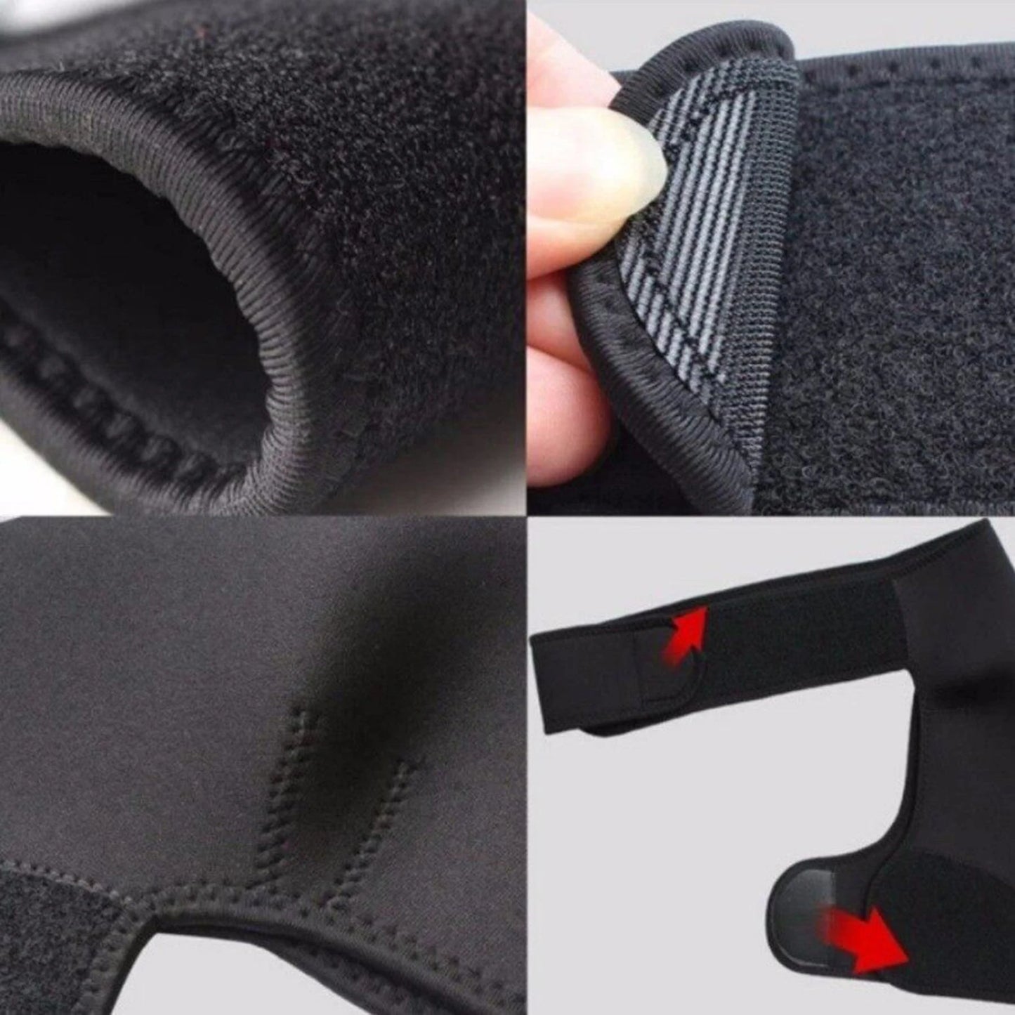 Eelhoe Adjustable Self Heating Shoulder Massager Brace for Pain Relief