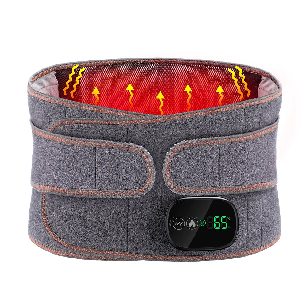 Hailicare Heating Vibration Massager Belt Waist Back Massage