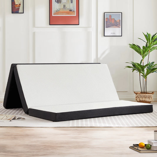 JHK Tri Fold Memory Foam Mattress With Certipur US Certification