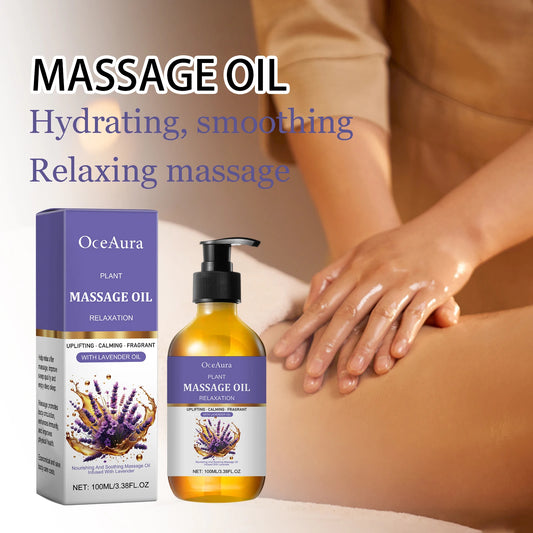 Lavender Essence Oil Deep Moisturizing Body Massage