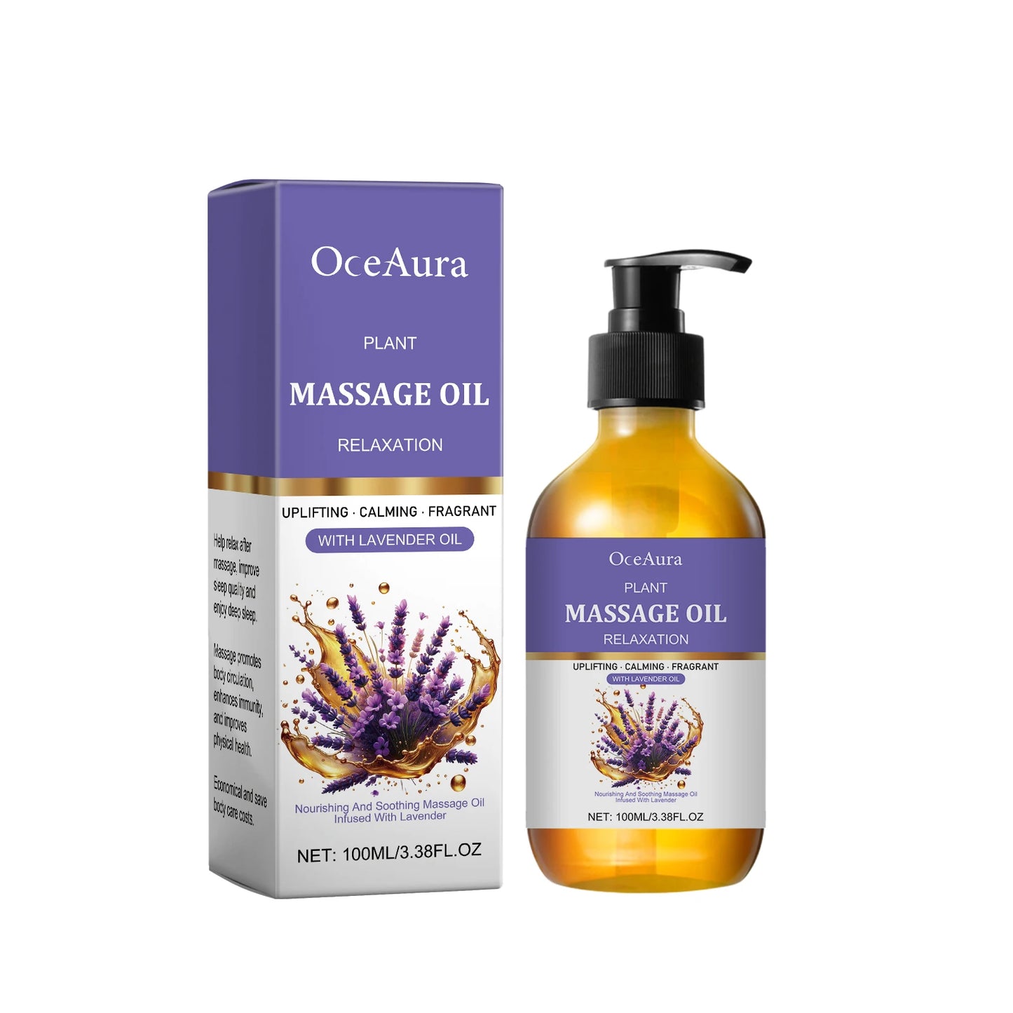 Lavender Essence Oil Deep Moisturizing Body Massage