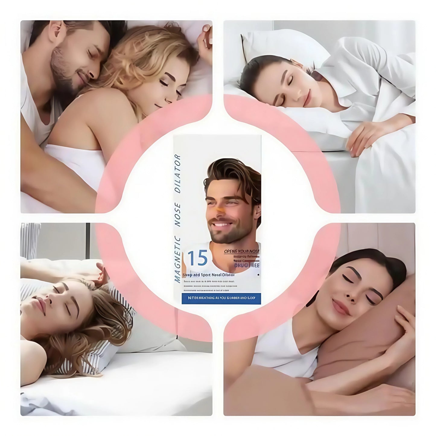 Breathing Nasal Strip Starter Kit For Snoring Reduction And Sleep