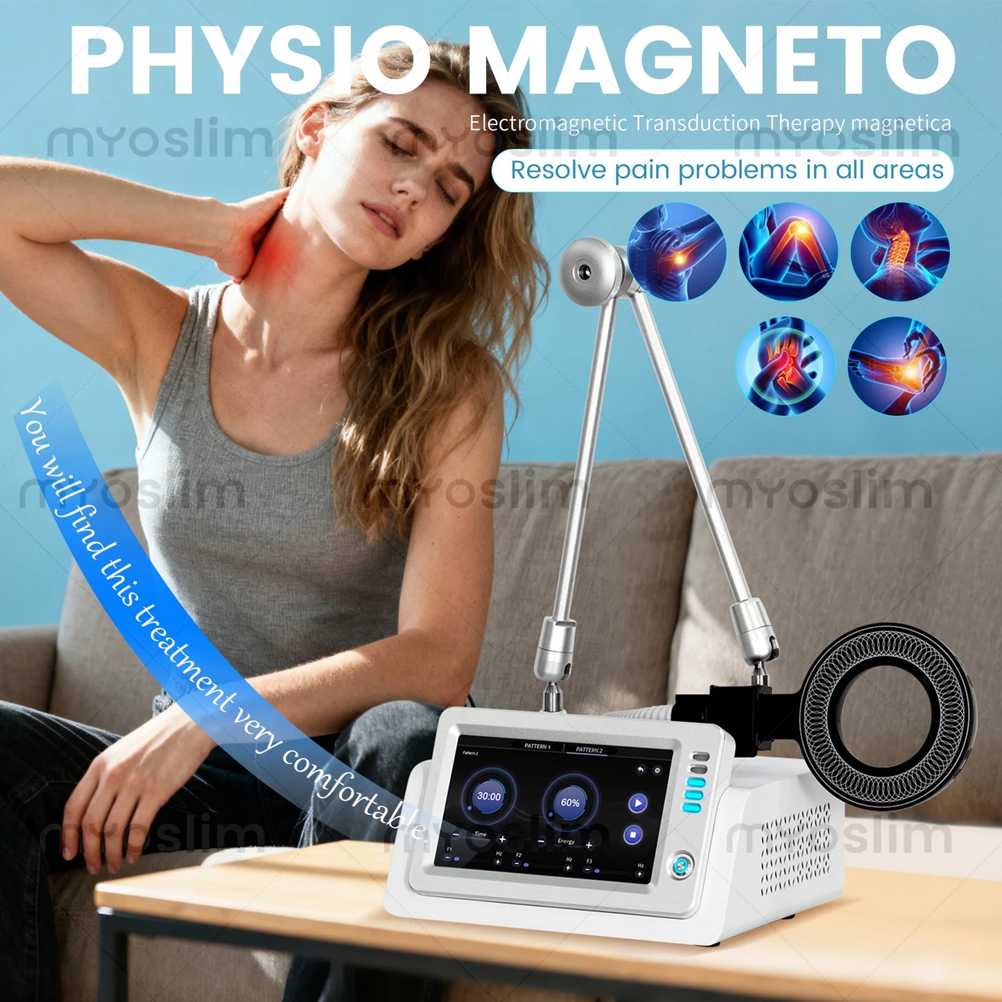 Emszero Portable Physio Magnet Therapy PEMF Device