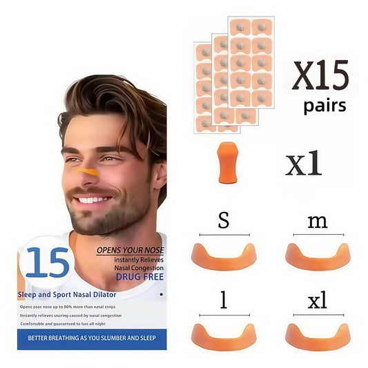 Breathing Nasal Strip Starter Kit For Snoring Reduction And Sleep