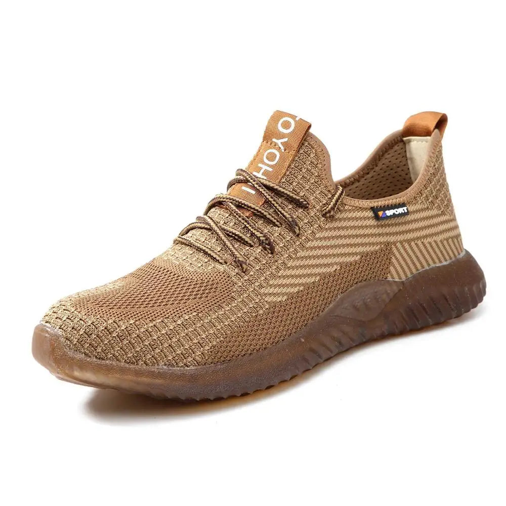 SUADEX Men Steel Toe Work Shoes Breathable Puncture Proof