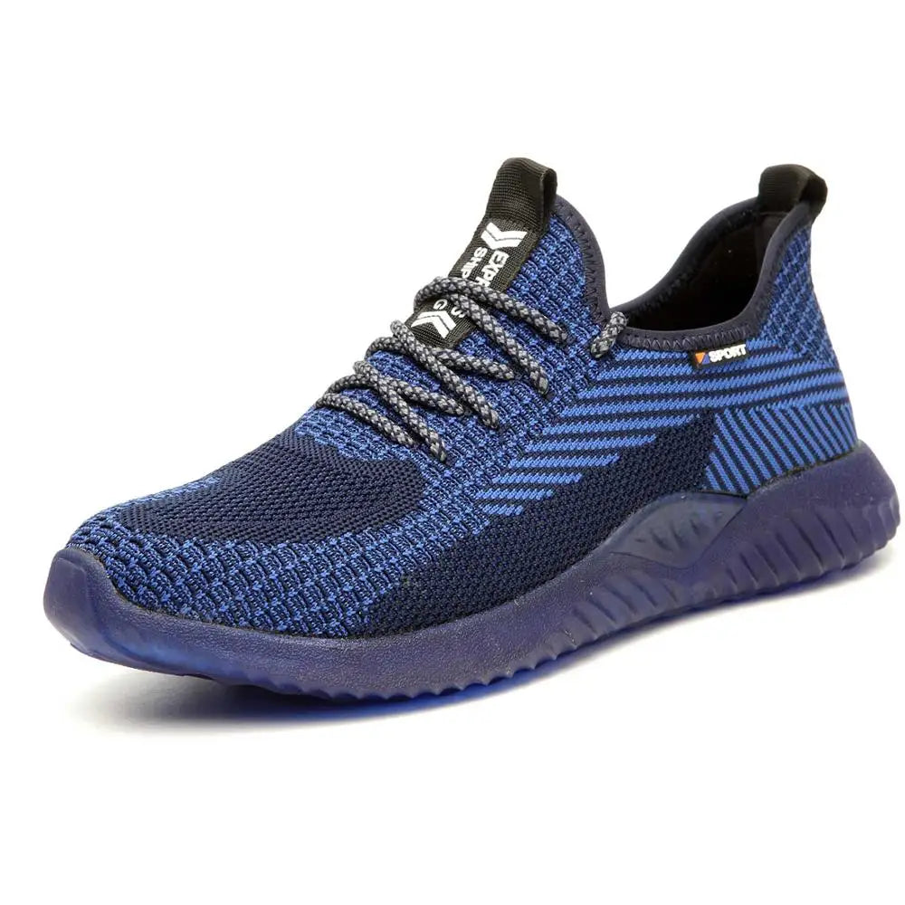 SUADEX Men Steel Toe Work Shoes Breathable Puncture Proof
