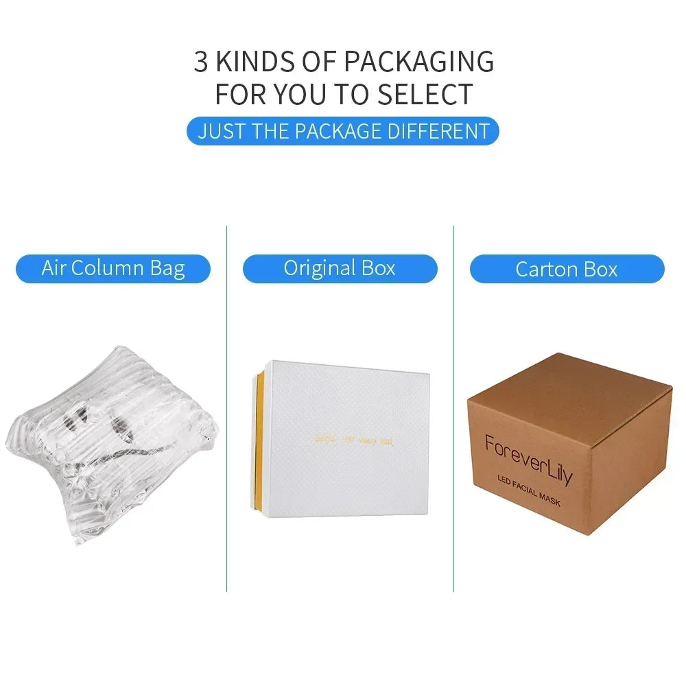 Foreverlily Led Facial Mask With Neck Rejuvenation
