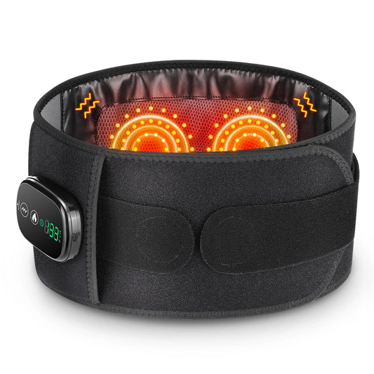 Hailicare Heating Vibration Massager Belt Waist Back Massage