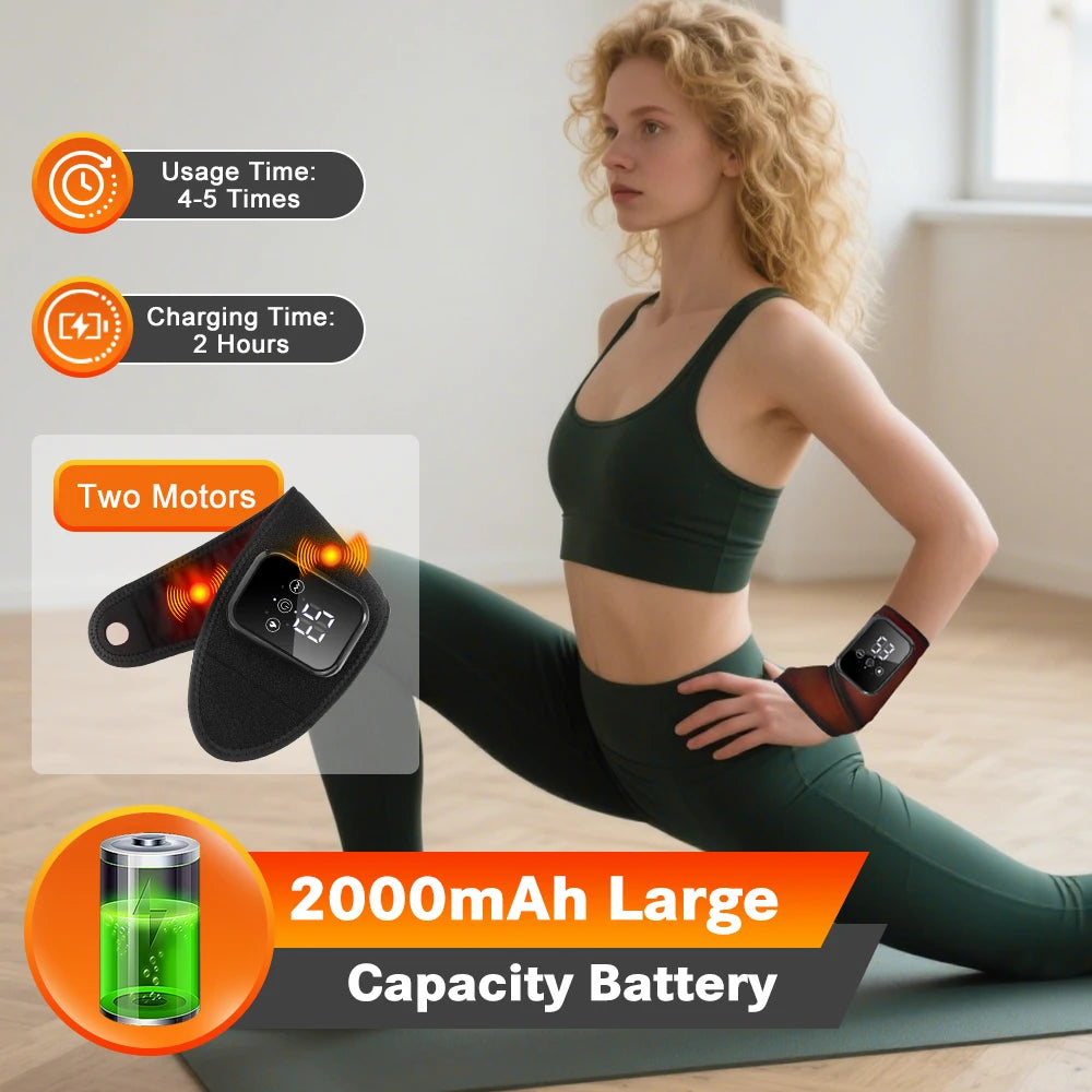 agdoad Electric Wrist Massager for Carpal Tunnel and Pain Relief