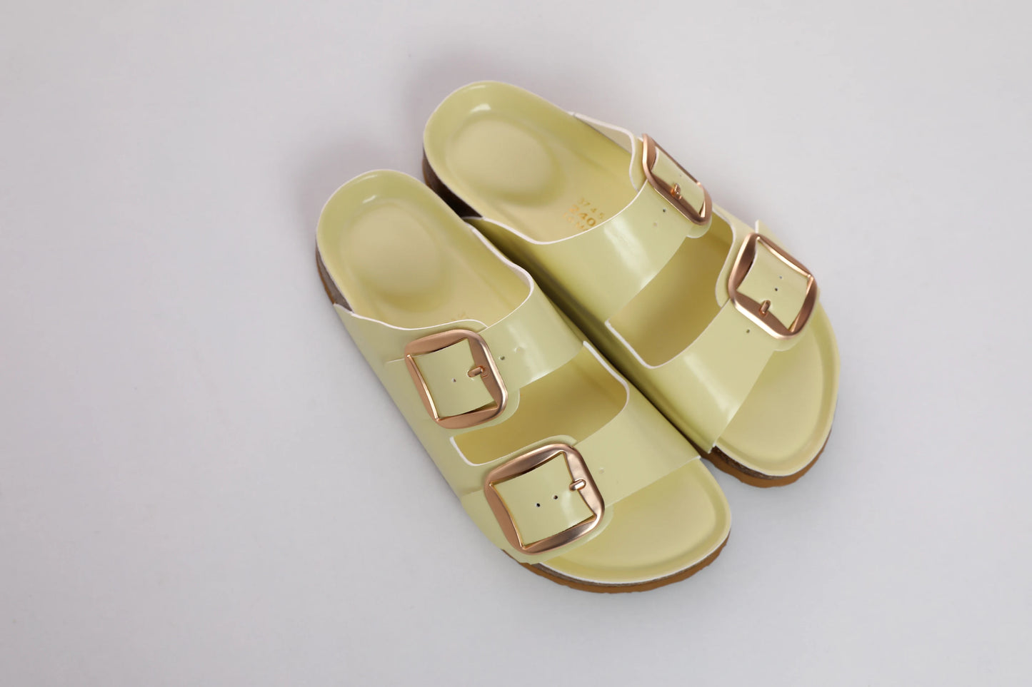 SUFU Women's Open Toe PU Sandals With Adjustable Buckle Straps