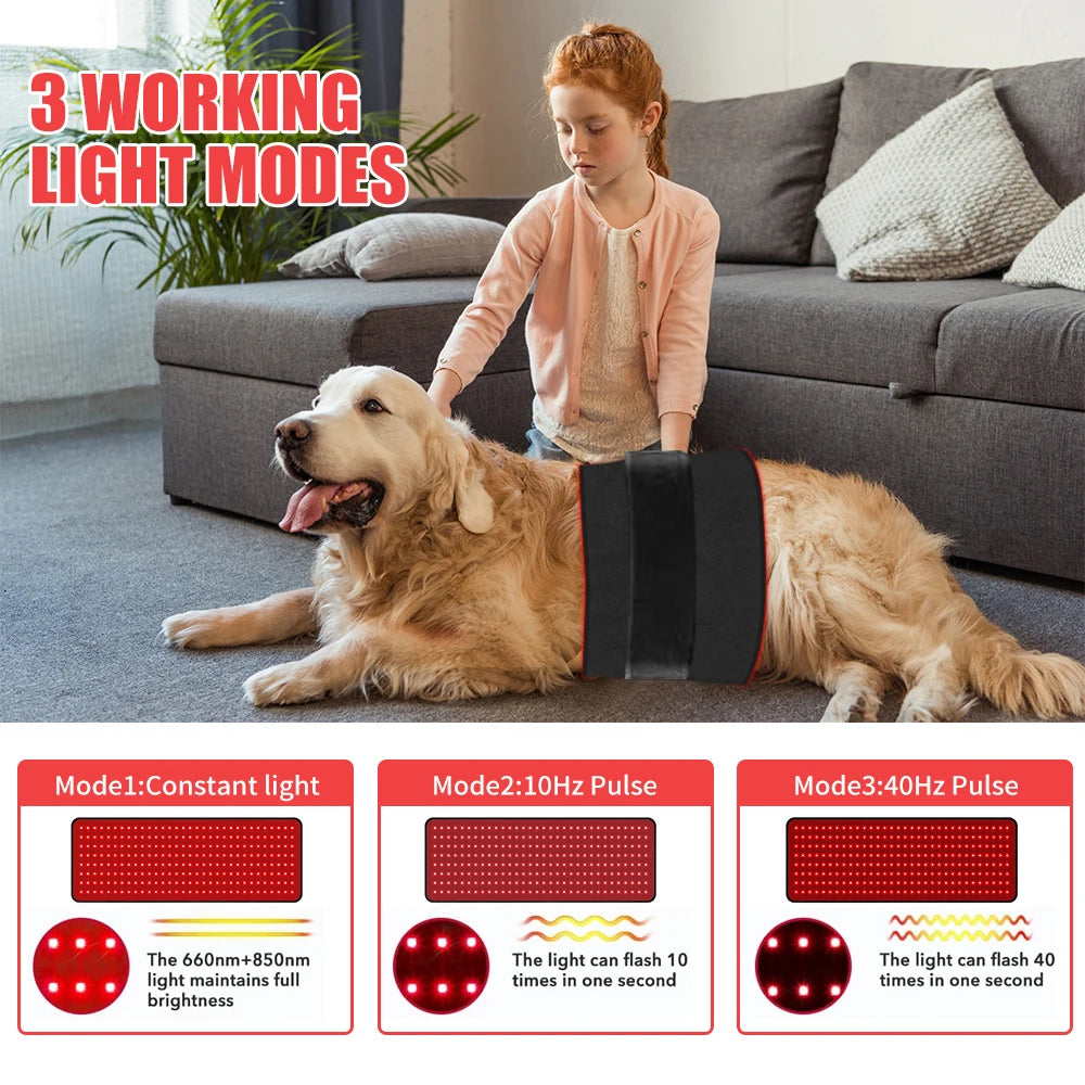 Red Light Therapy Pad Dual Chip 660nm 850nm for Body