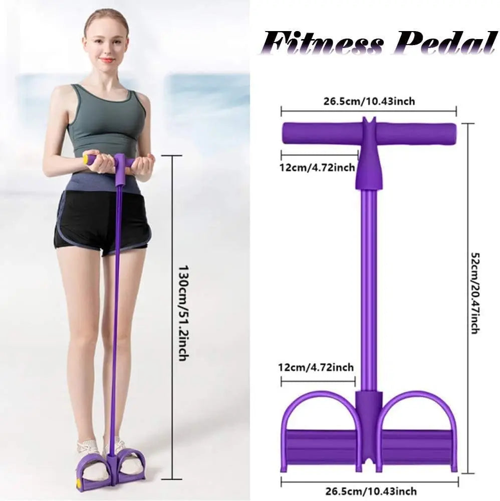 Resistance Band Set Four Tubes For Full Body Training