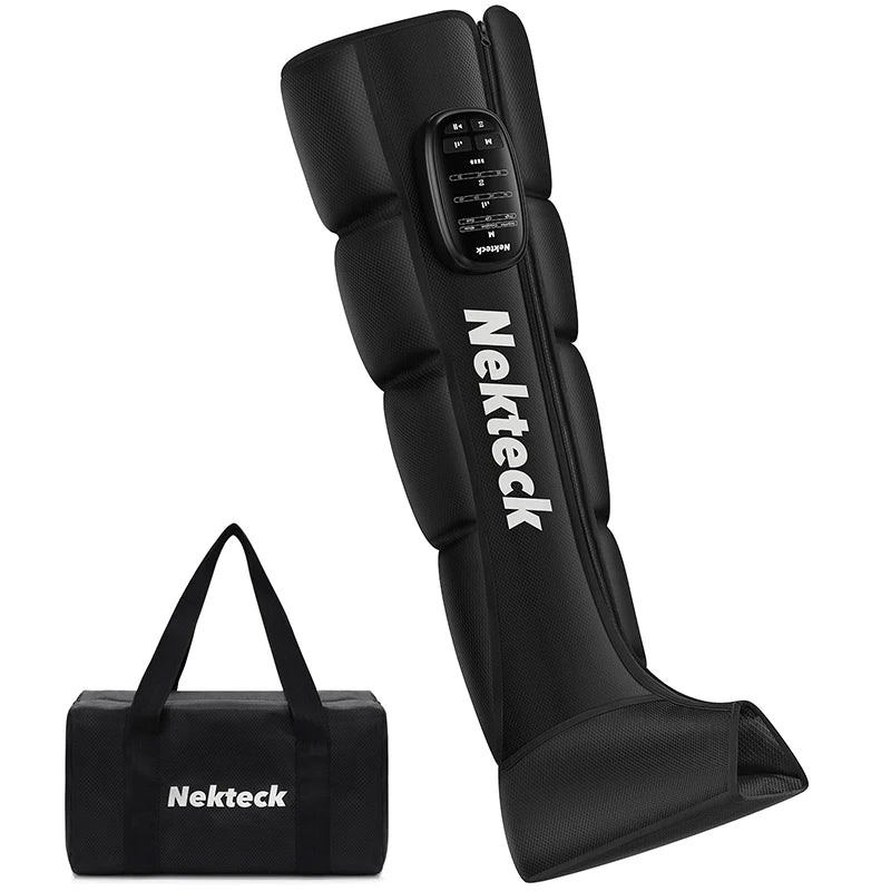 Nekteck Cordless Air Pressure Leg Massager Boots for Calf Kneading