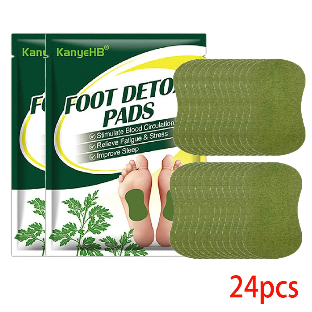 Detox Foot Patches Herbal Wormwood Argyi Cleansing Sleep Aid