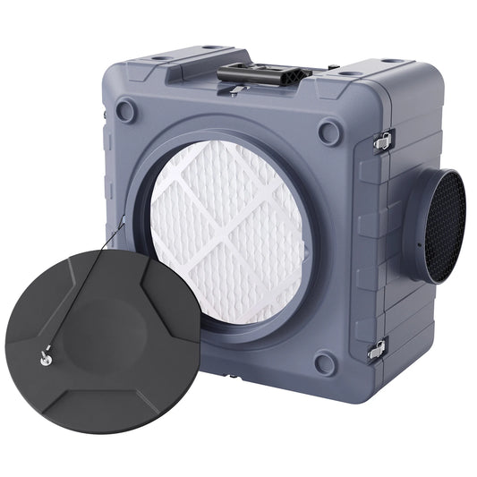 SucceBuy Air Scrubber With 3 Stage Filtration MERV10 H13 HEPA