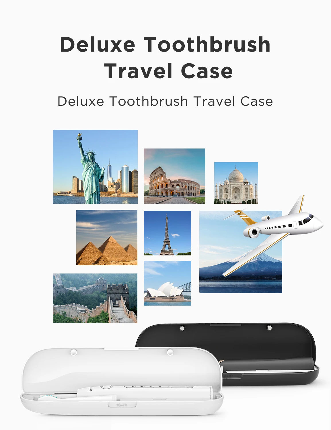 Fairywill Sonic Electric Toothbrush D7 Set With USB Charger