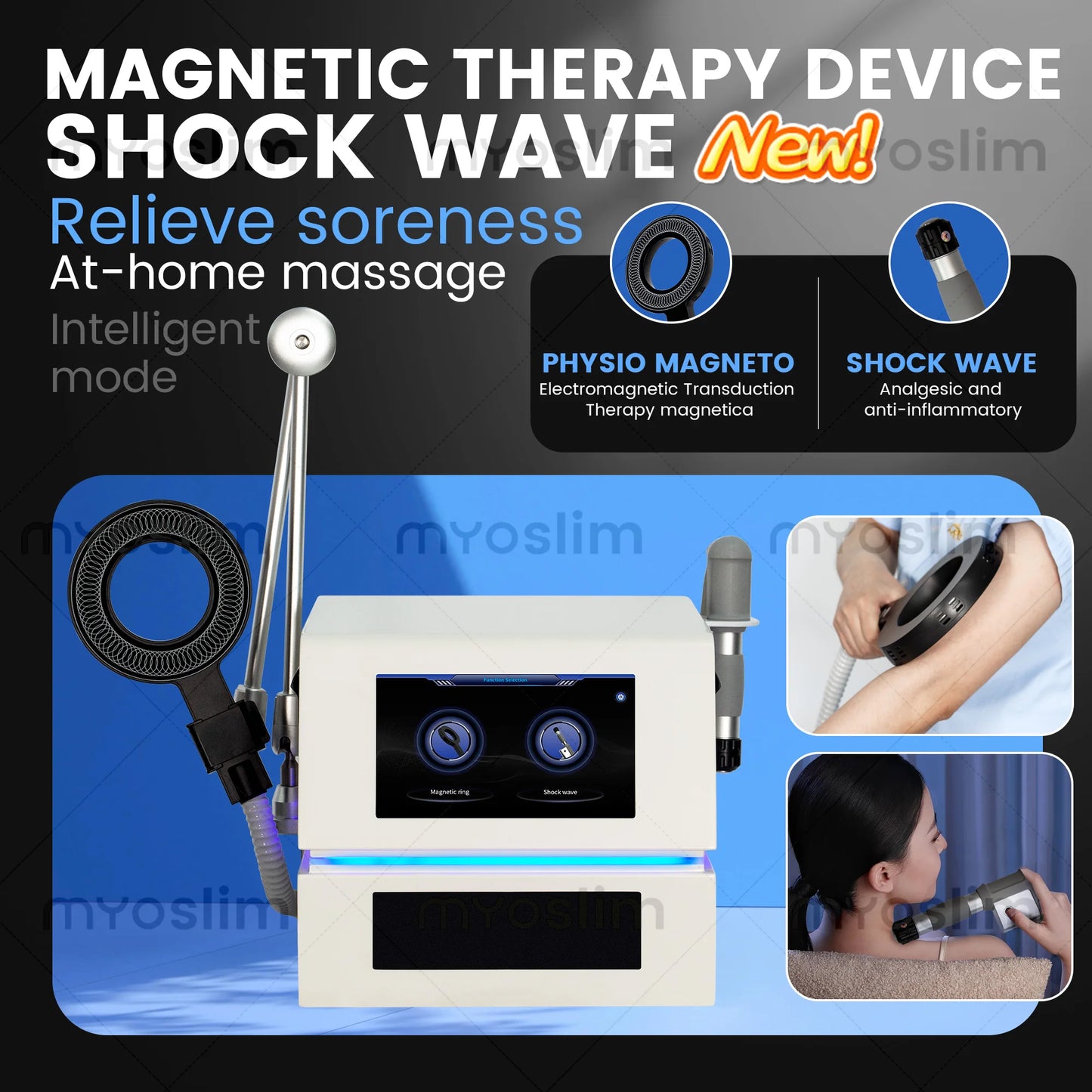 EMSZERO Magneto Therapy PEMF Device For Pain Relief