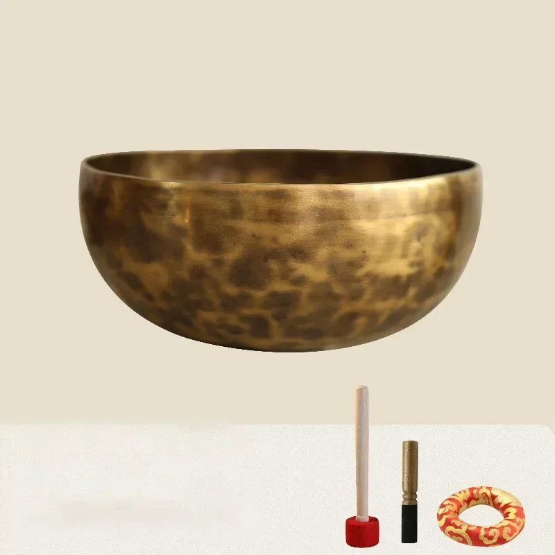 SHXI Tibetan Singing Bowl Set Copper Malang Bowls For Meditation