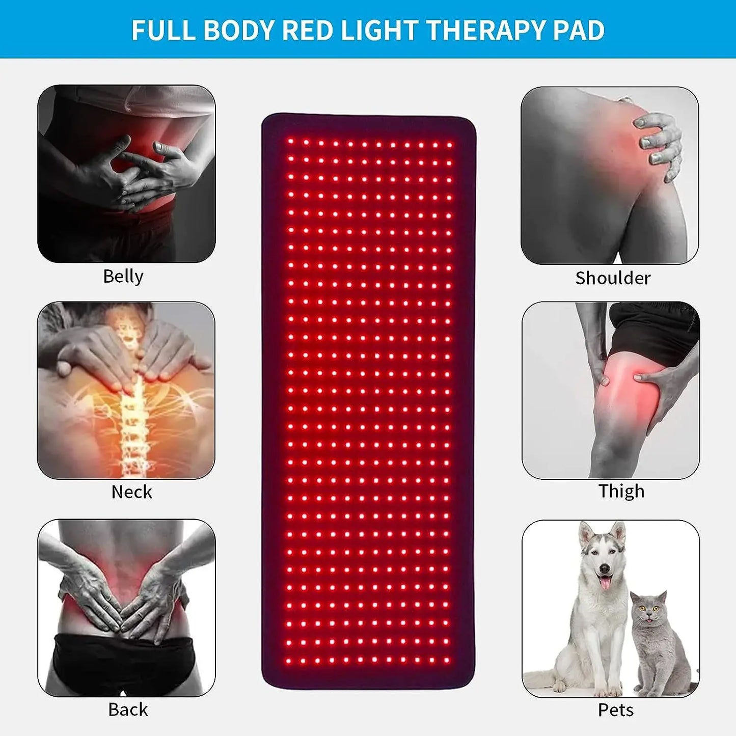 Infrared Therapy Pad 660nm 850nm Pain Relief