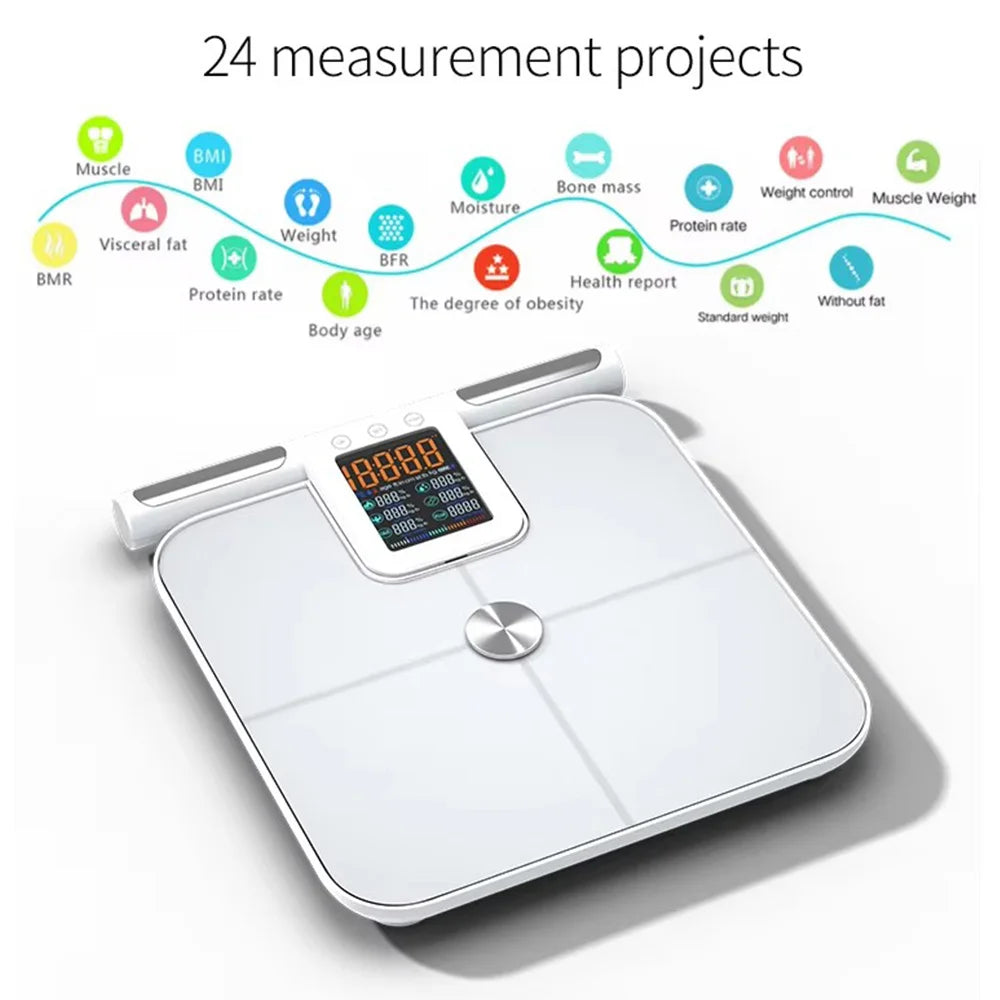 Smart 8-Electrode Body Weight Scale Full Body Composition Analyzer