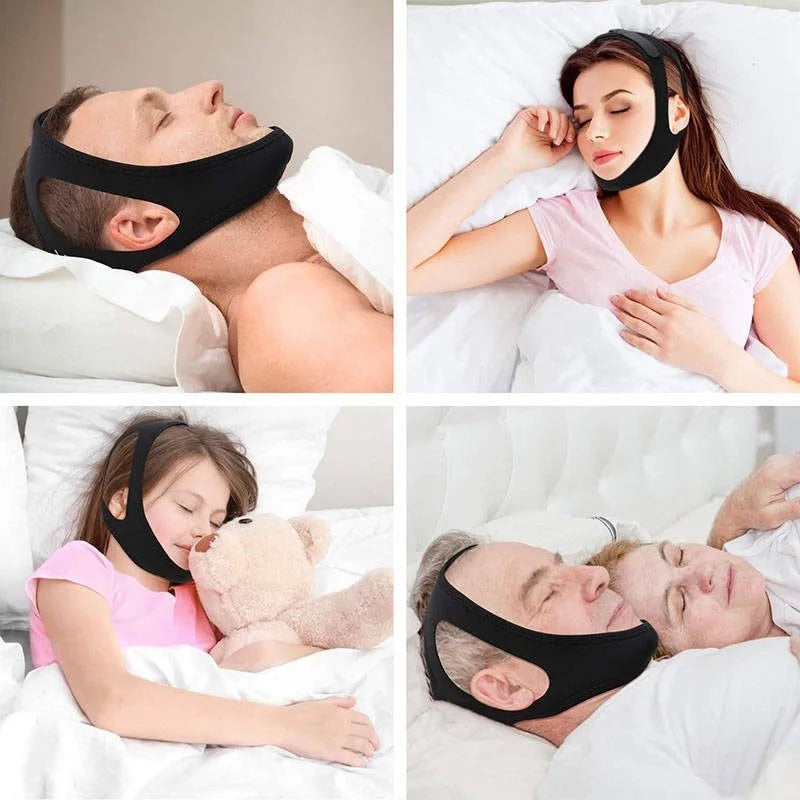 Neoprene Anti Snore Chin Strap for Sleep Apnea and Snoring