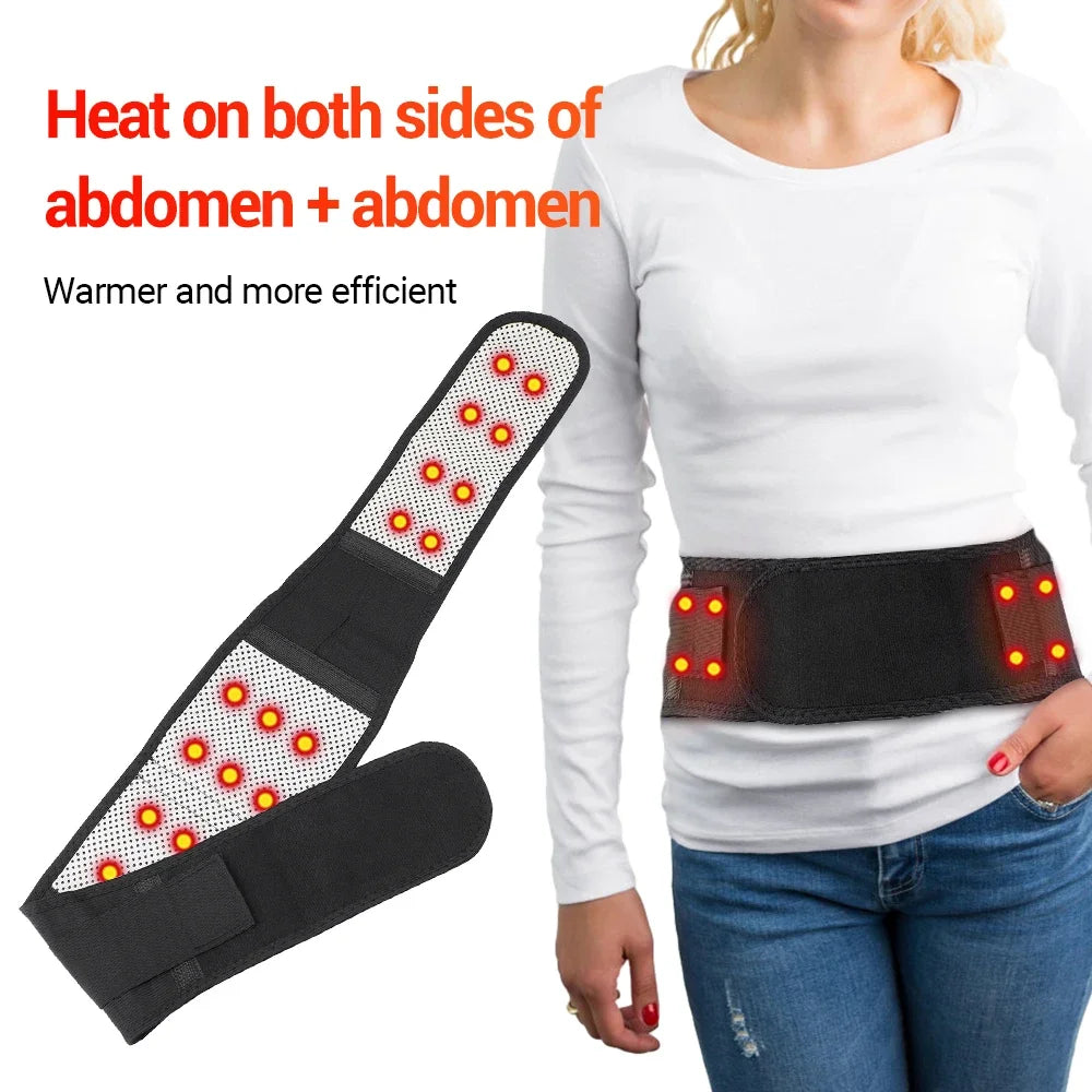 Adjustable Tourmaline Self-Heating Magnetic Back Support Belt