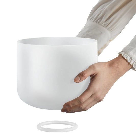 Crystal Singing Bowls Set In A And F Notes