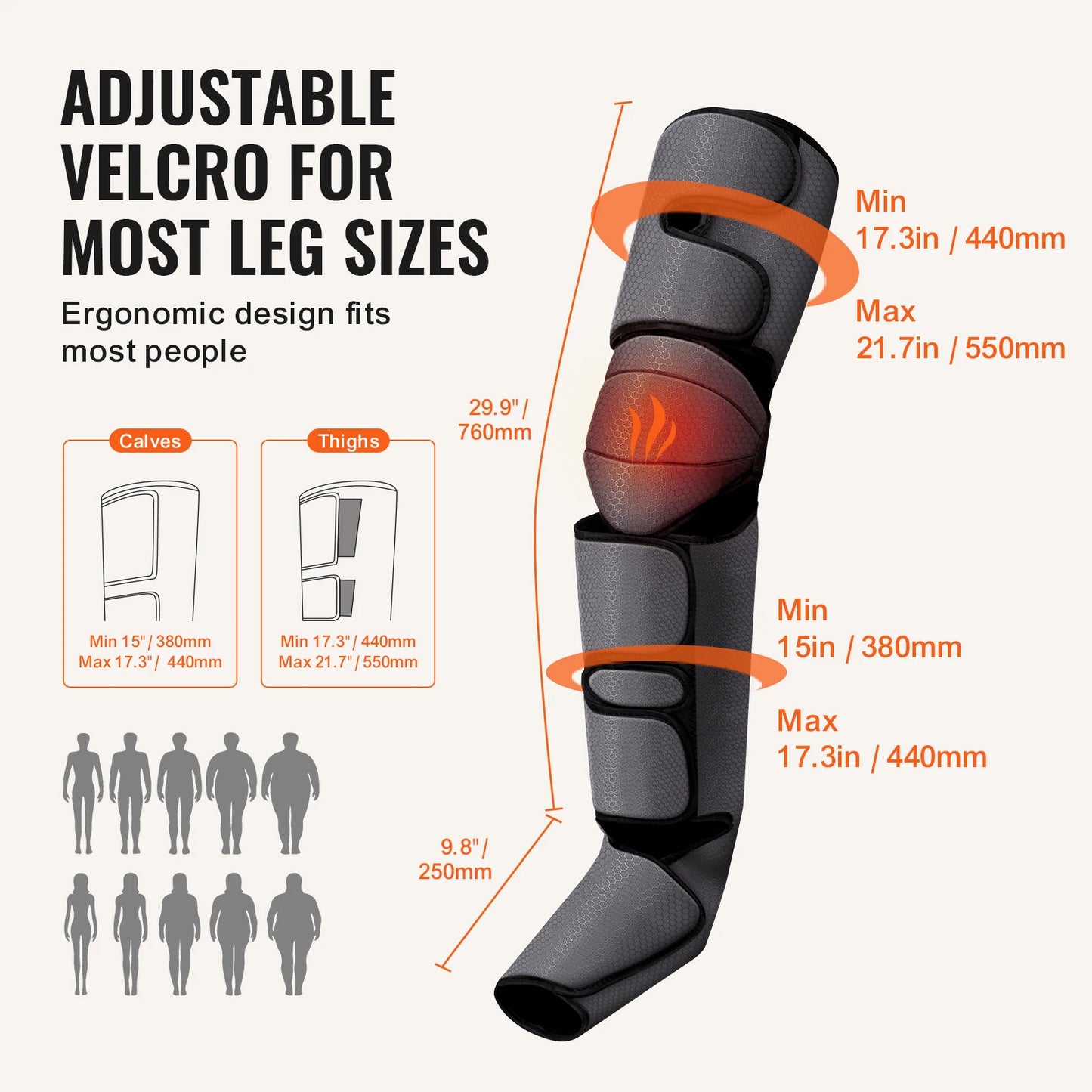 Full Leg Massager With Air Compression For Circulation
