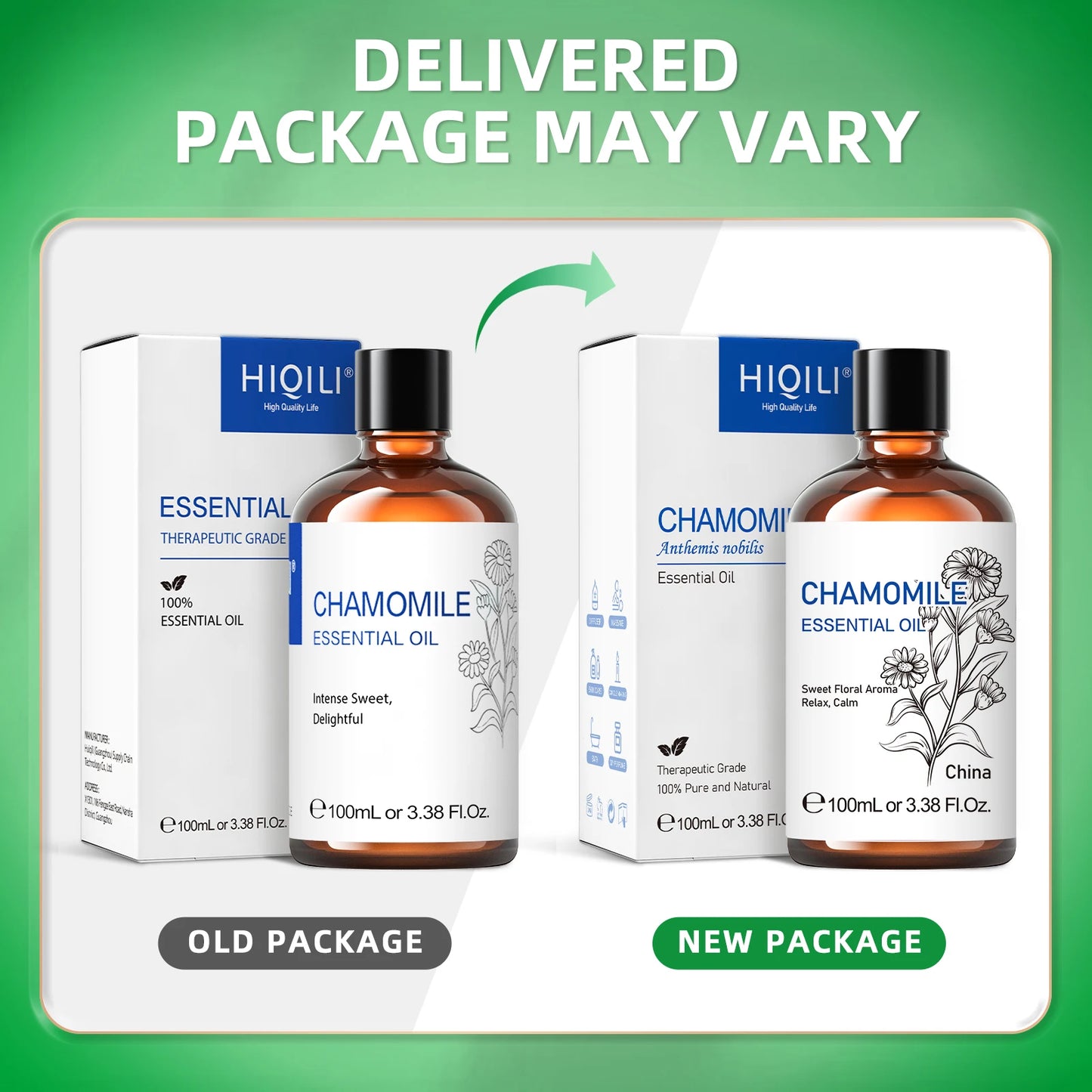 HIQILI Chamomile Essential Oils For Diffuser And Massage