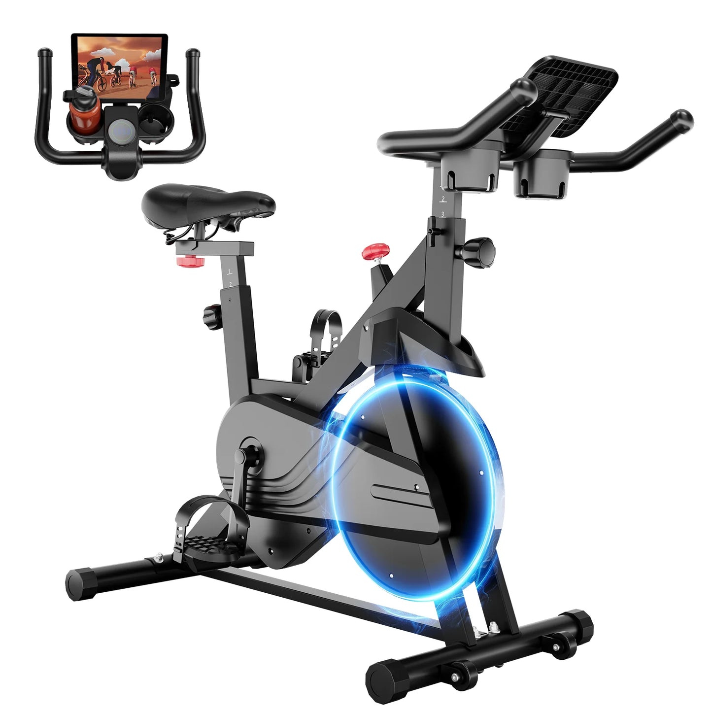Superun Exercise Bike With 32-Level Magnetic Resistance For Home Use