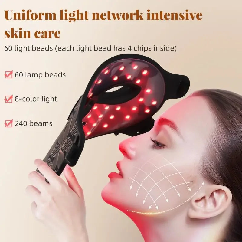 UBilli LED Face Mask 850nm Near Infrared Red Light Therapy