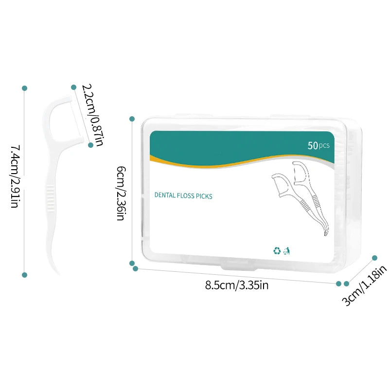 Ultra Fine Dental Floss Sticks For Gap Cleaning Oral Care