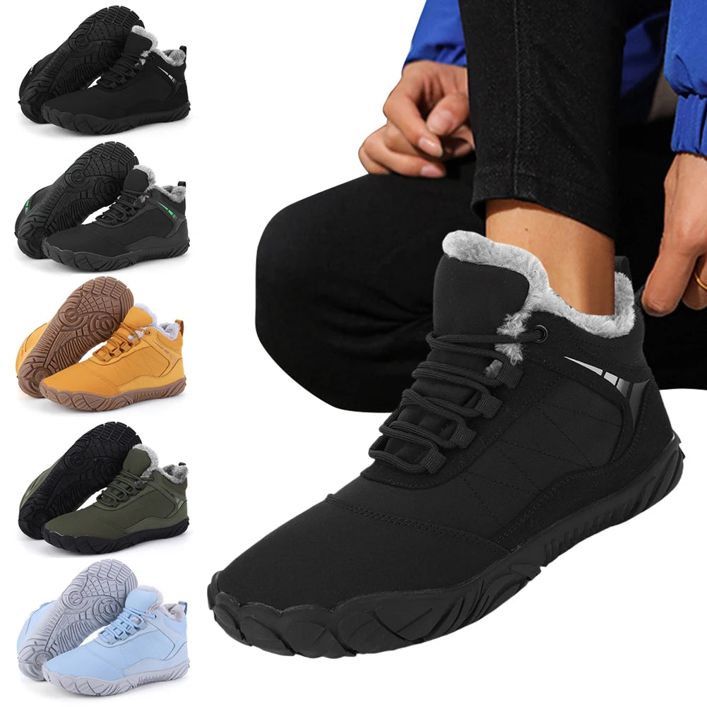 Winter Plush Snow Boots For Travel And Outdoor Trekking