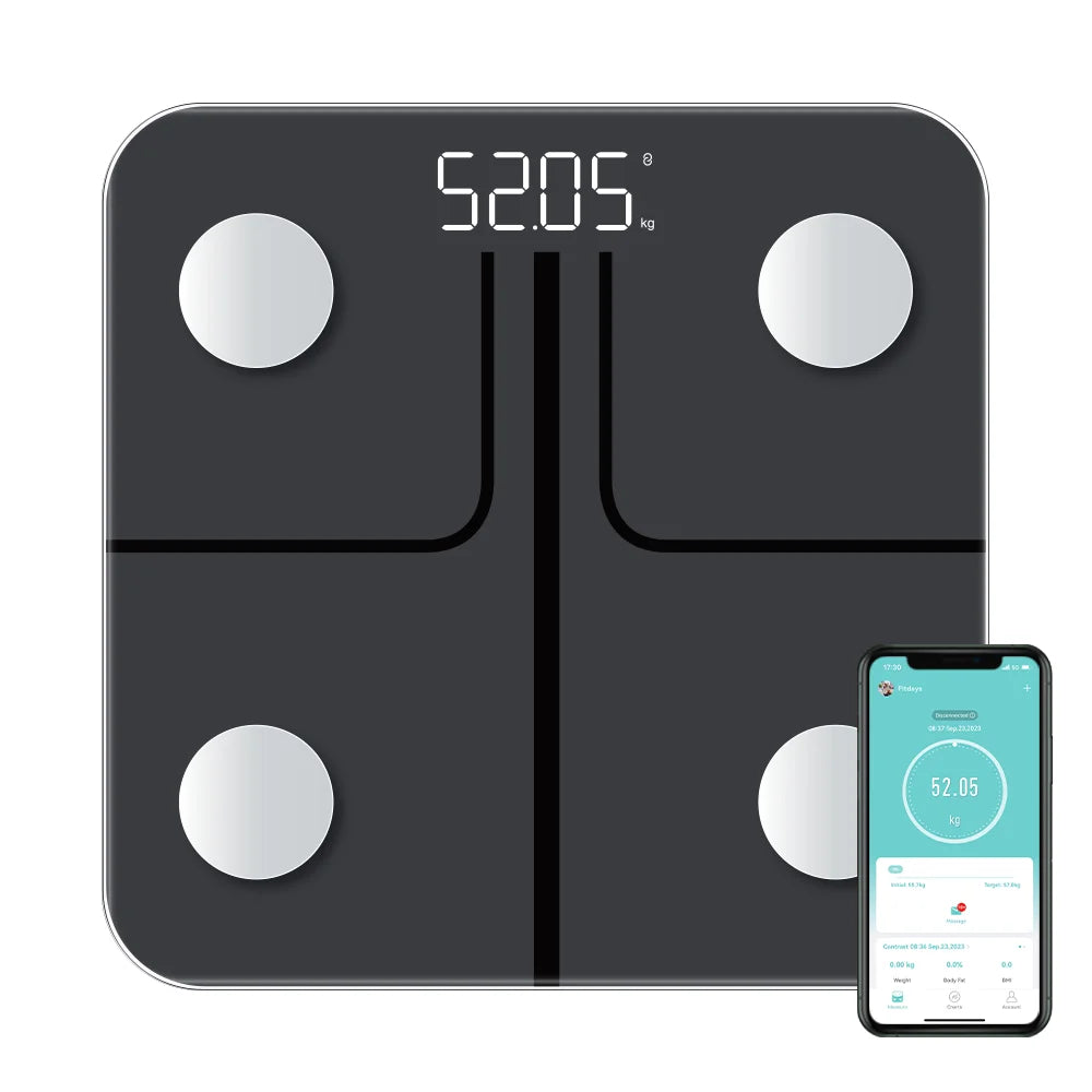 Digital Bluetooth Smart Scale With App For BMI And Body Fat