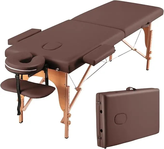 Portable Lash Bed Massage Table With Face Cradle Adjustable Height
