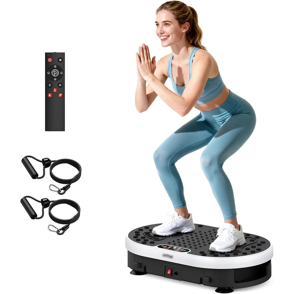Glorygym Vibration Plate Exercise Machine With Remote Control 120 Speeds
