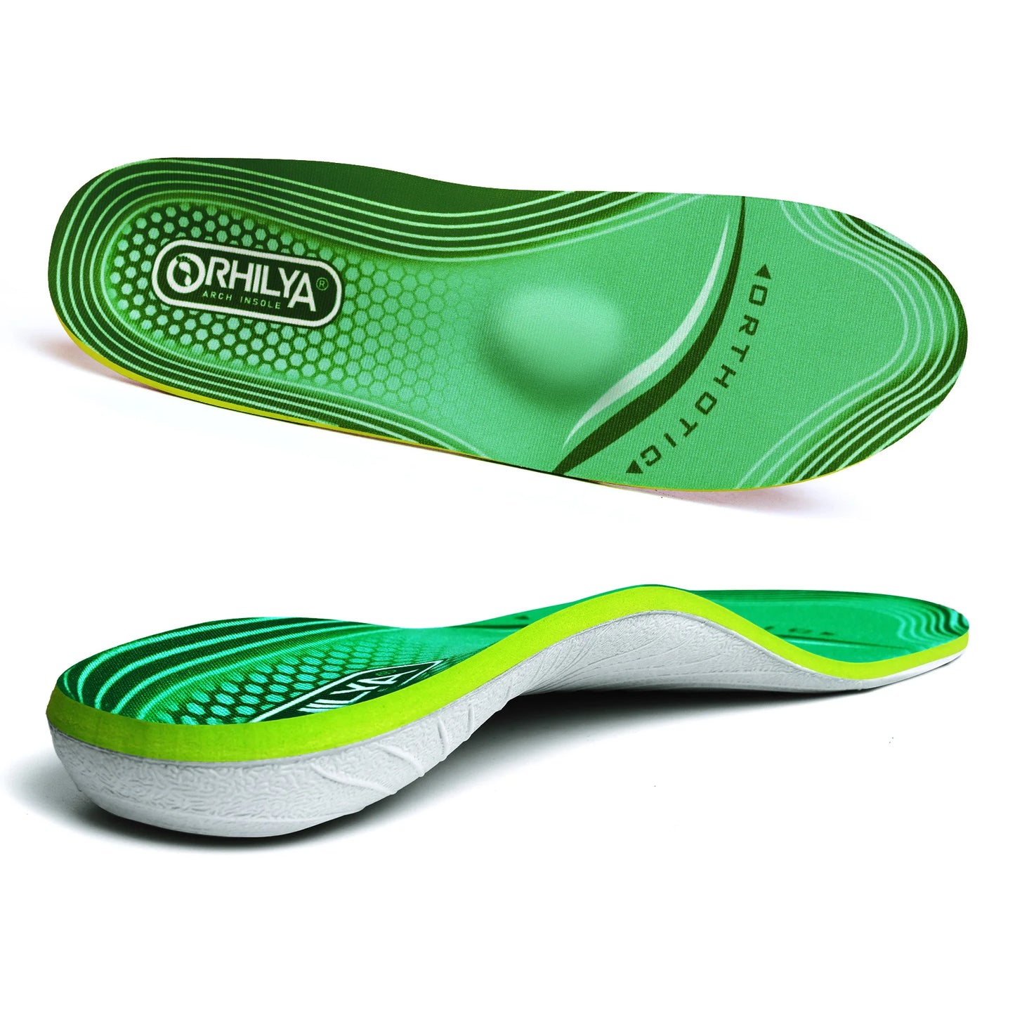 IFITNA Plantar Fasciitis Relief Orthopedic Insoles Flat Feet Metatarsal Pain