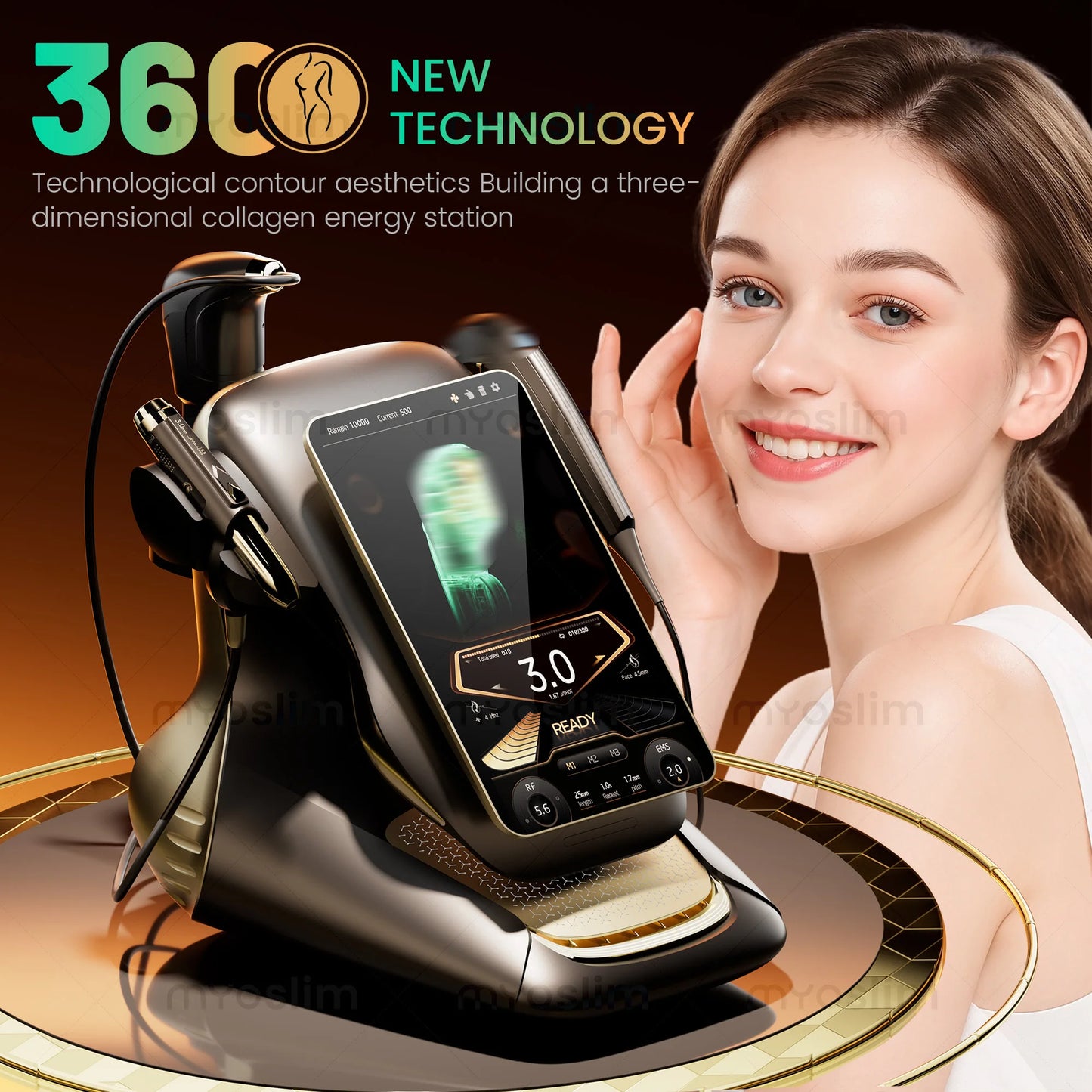 RF Lift Facial Body Firming Machine For Anti Aging Rejuvenation