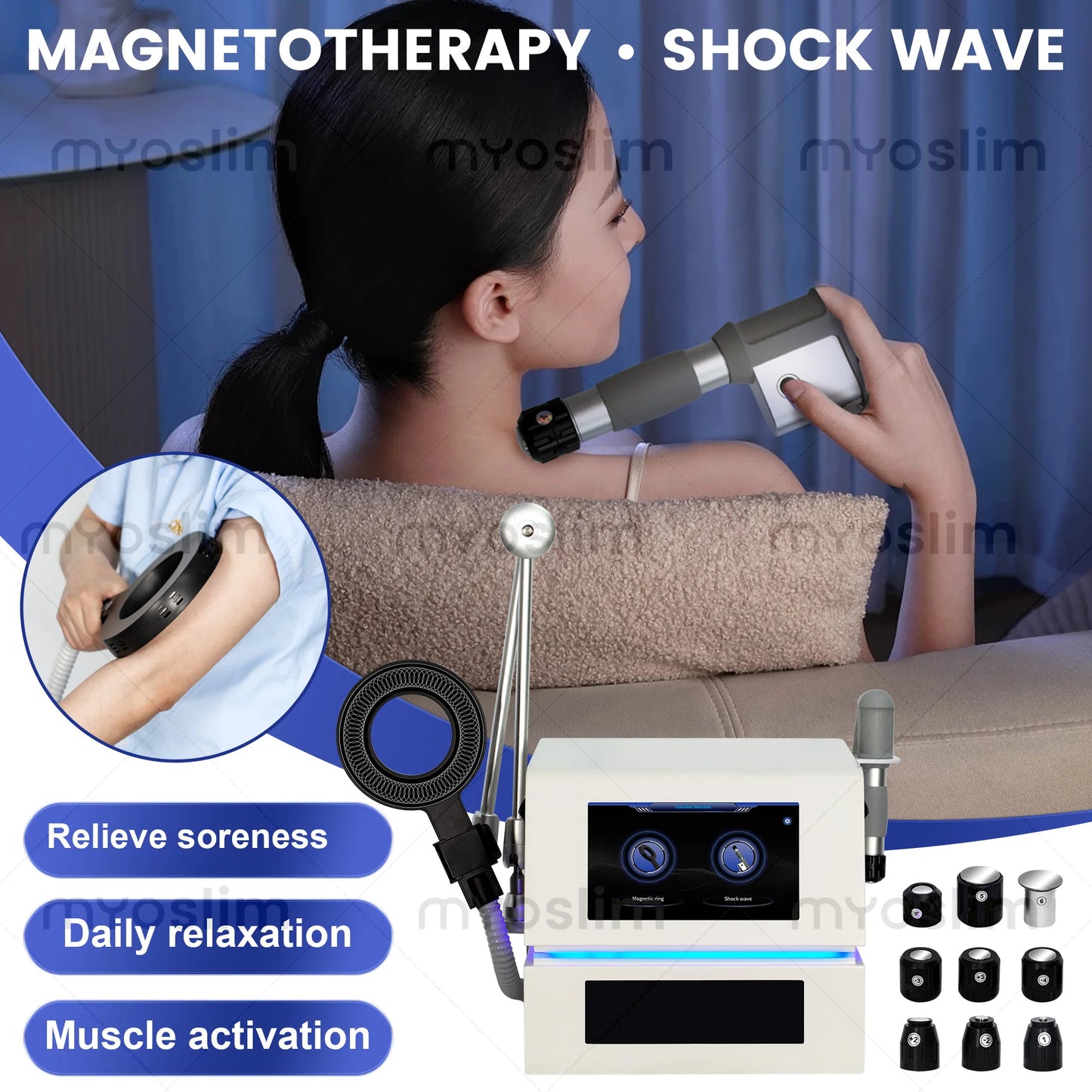 EMSZERO Magneto Therapy PEMF Device For Pain Relief