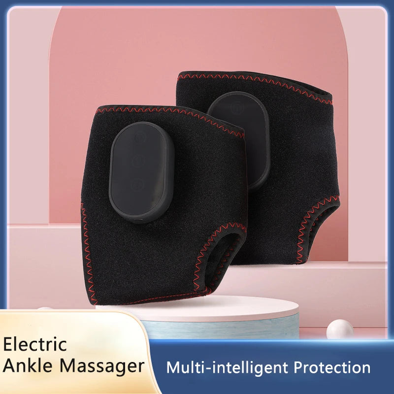 Electric Foot Warmer Massager With Heated Pad And Vibration