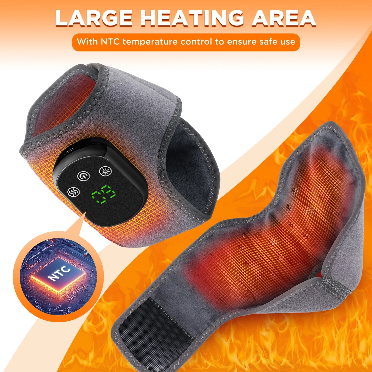 Hailicare Electric Ankle Massager With Vibration Therapy For Pain Relief