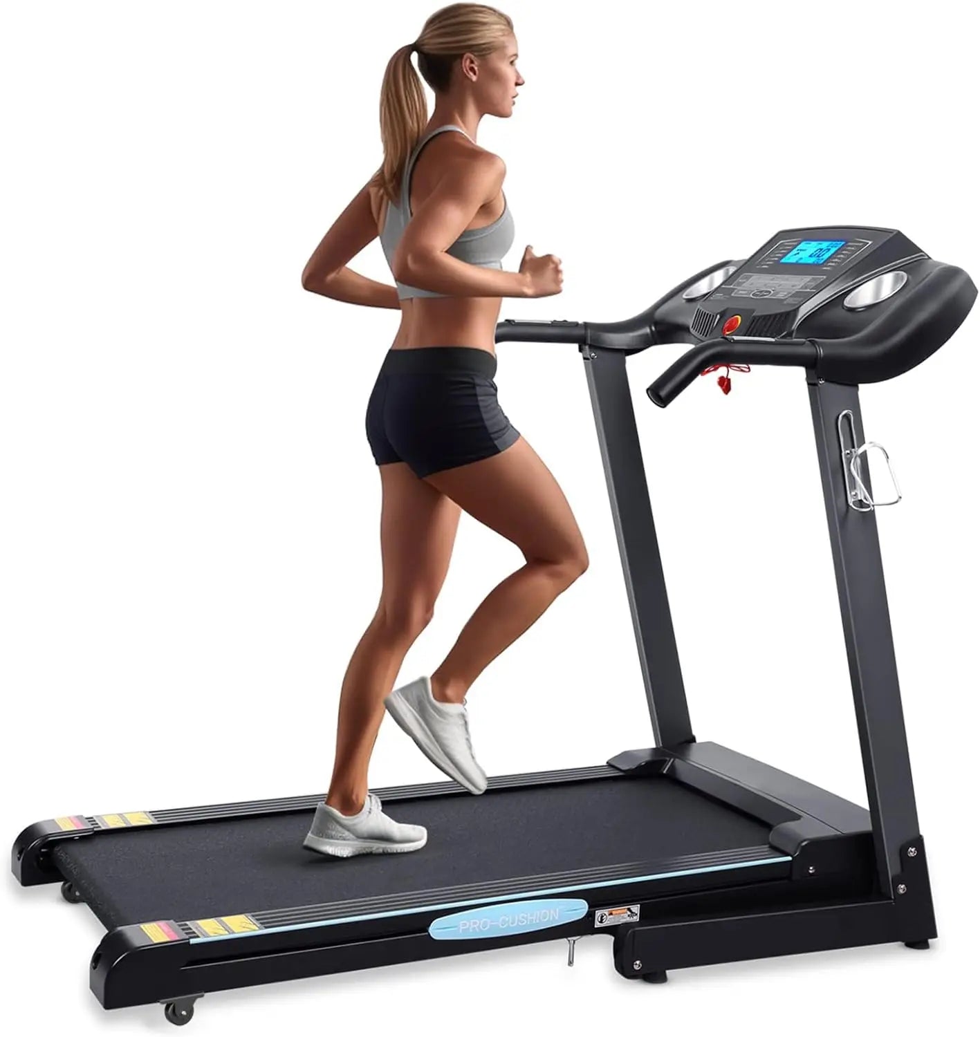Auto Incline Folding Treadmill With 12 Percent Incline 2.5 HP