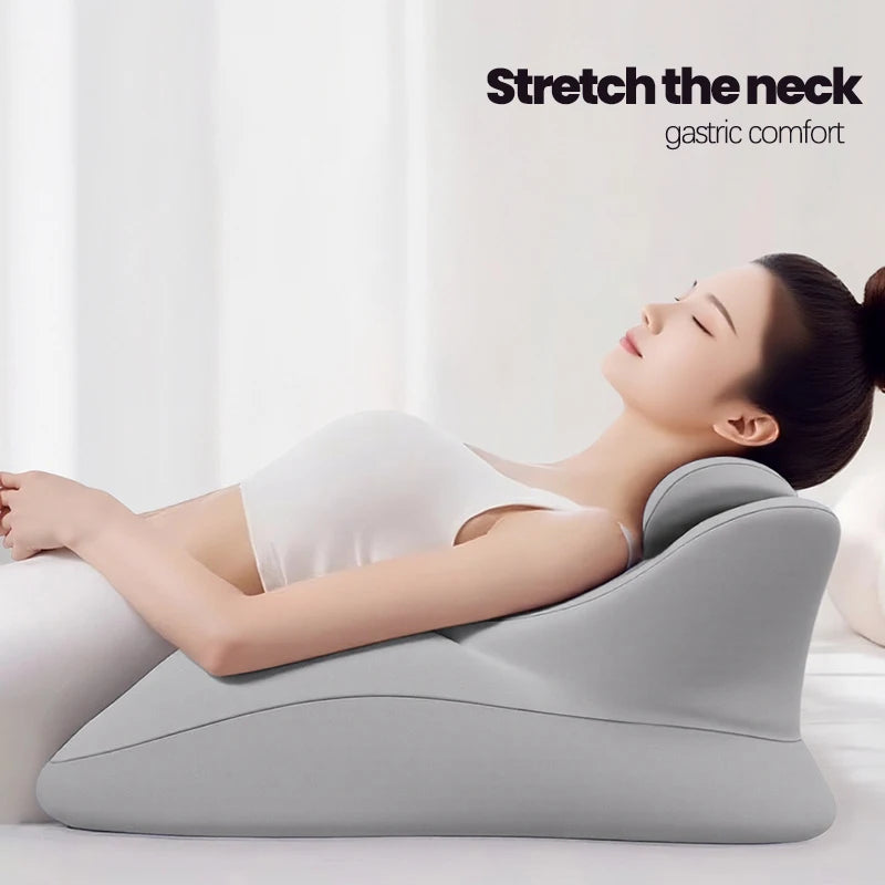 HEHUAI HT Ergonomic Memory Foam Wedge Prone Pillow