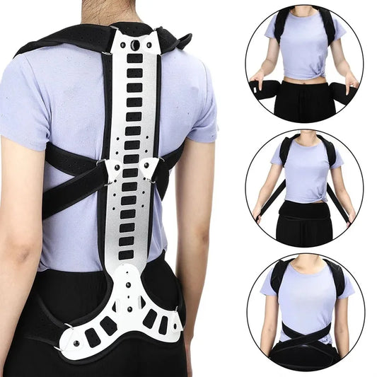 FODRK Adjustable Back Brace Posture Corrector For Men Women
