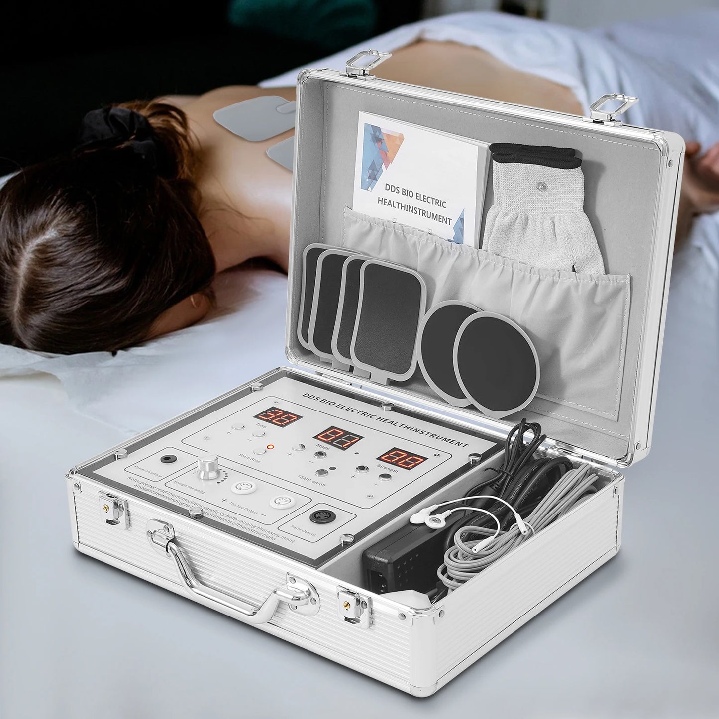 Bymaocar Bioelectric Massager Machine With Pulse Meridian Massage 10 Modes