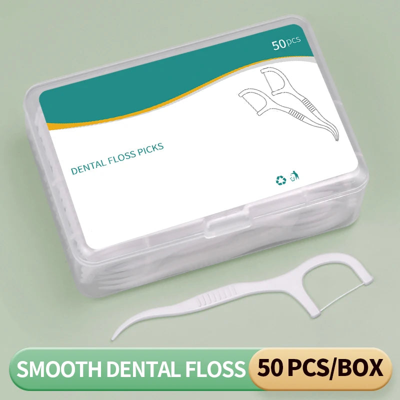Ultra Fine Dental Floss Sticks For Gap Cleaning Oral Care