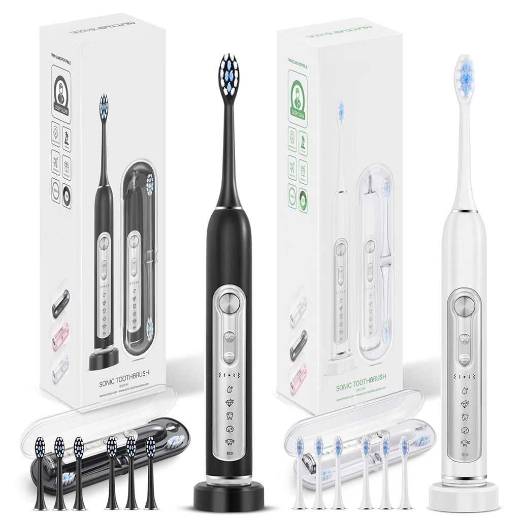SUBORT S7 Sonic Electric Toothbrush Waterproof For Adults With Timer